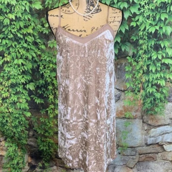 NWT KENSIE Crushed Velvet Cami Tank Dress, S 20"s Glam Party Holiday Mini Y2K - Picture 3 of 8